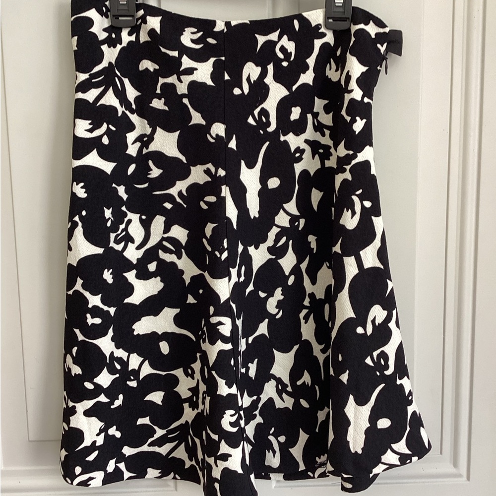 Katherine Barclay Black and White A-Line Skirt